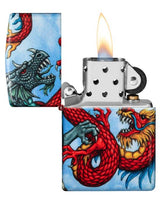 Zippo Designs Fighting Dragon 540