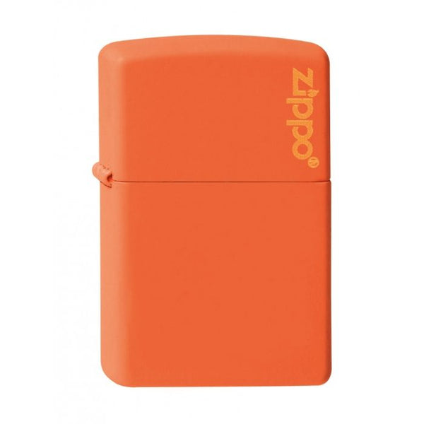 Zippo Aansteker ORANGE W ZIPPO LOGO