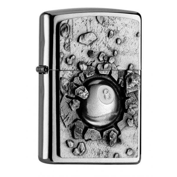 Zippo Designs PL BILLARD-DESIGN BLACK 8 BALL