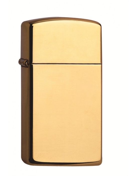 Zippo Aansteker BRASS HIGH POLISHED SLIM