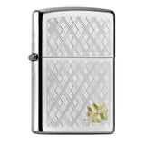 Zippo Designs  THIS STUNNING FOUR LEAF CLOVER