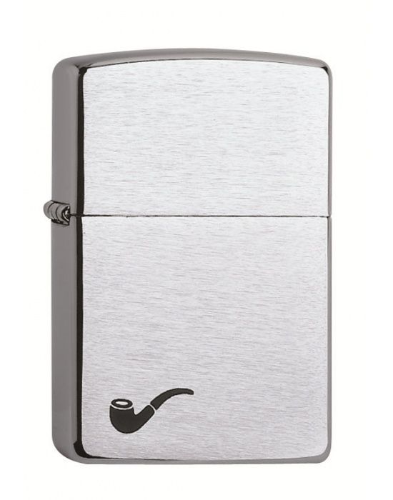 Zippo Aansteker PIPE CHROME BRUSHED