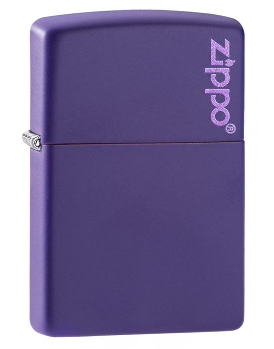 Zippo Aansteker Reg Purple Zippo Logo