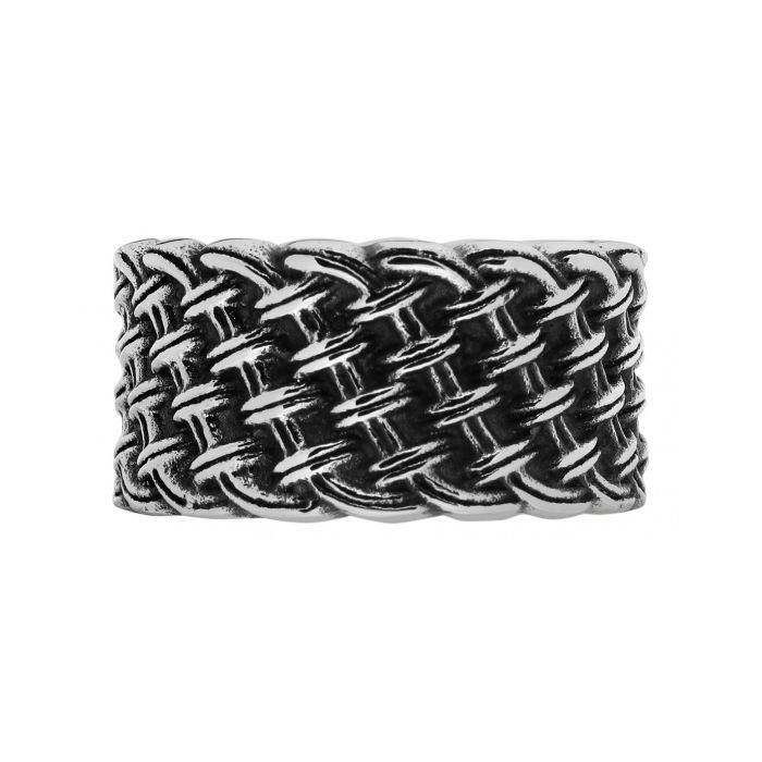 Zippo Stalen Vlecht Ring - 60