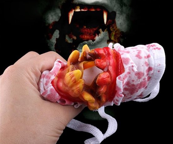 Zombie Mond Bloederige Tanden Masker