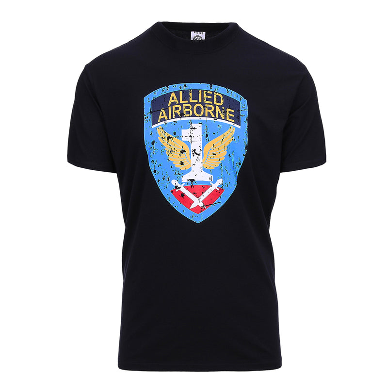 Fostex T-shirt Allied Airborne - Zwart