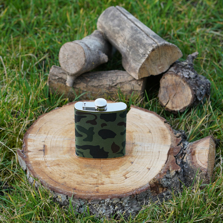 RVS Zakfles 240 ML Woodland