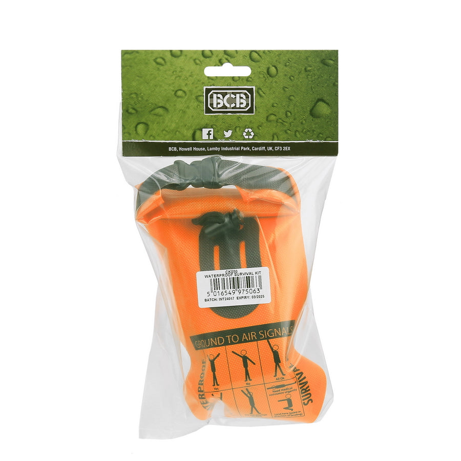 Waterproof survival kit