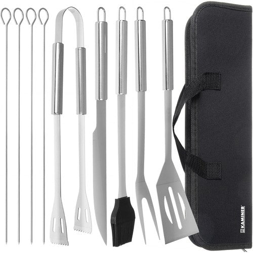 BBQ set 9-delig in handige opbergtas