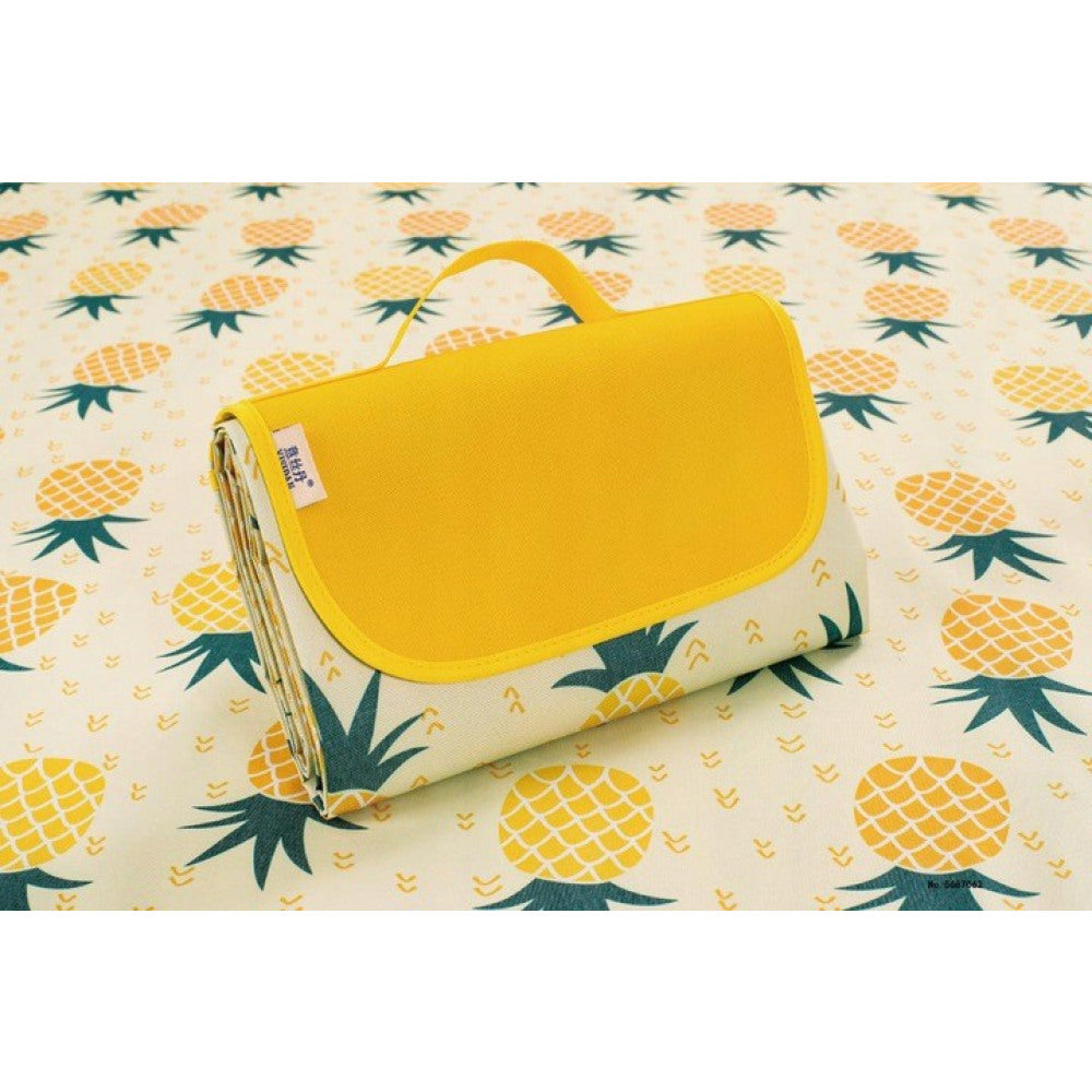 Strand/Picknickmat - Geel Ananas Motief