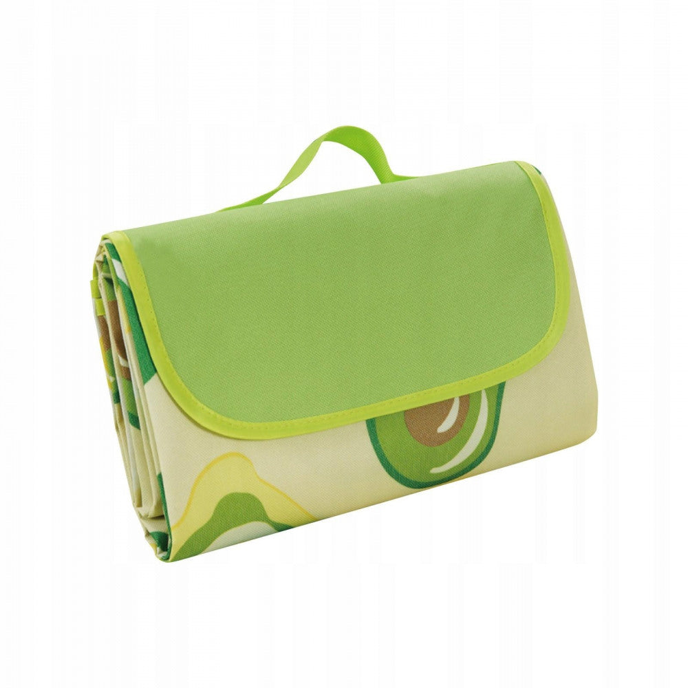 Strand/Picknickmat - Groen Avocado Motief