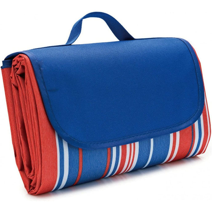 Strand/Picknickmat - Rood Wit Blauw Gestreept