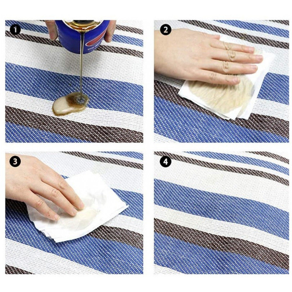 Strand/Picknickmat Deluxe - Donkerblauw Gestreept