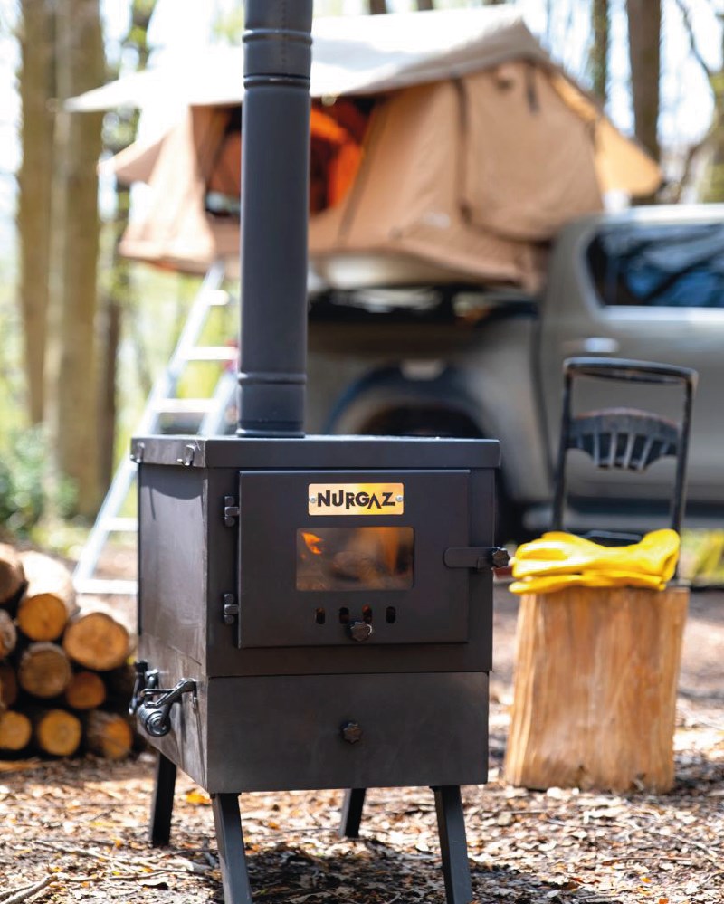 Inklapbaar Camping Houtkachel