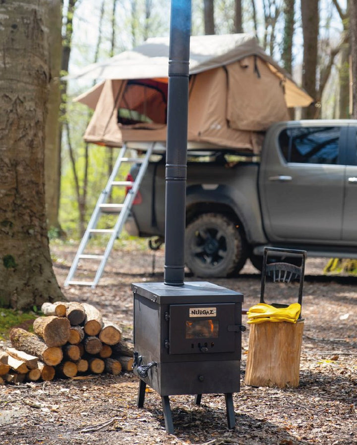 Inklapbaar Camping Houtkachel