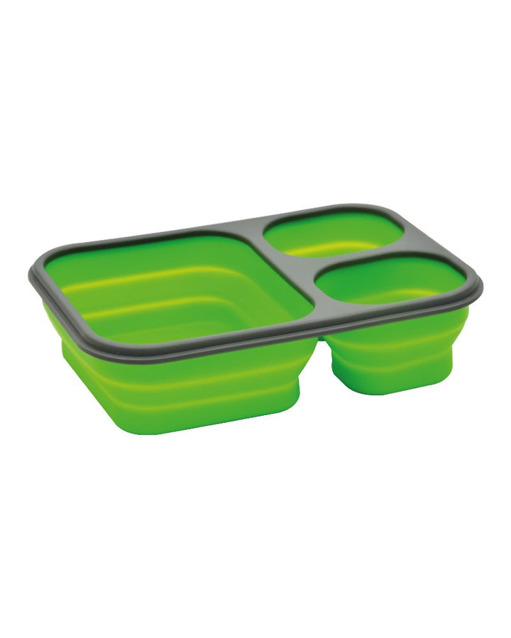 Opvouwbare Siliconen Lunch box - 3 vaks