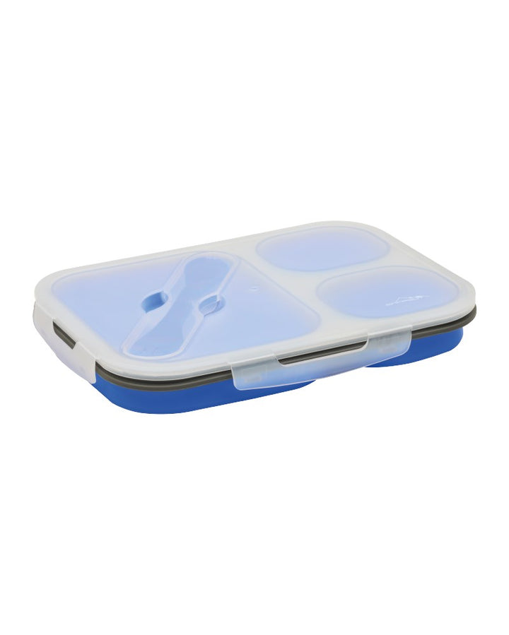 Opvouwbare Siliconen Lunch box - 3 vaks
