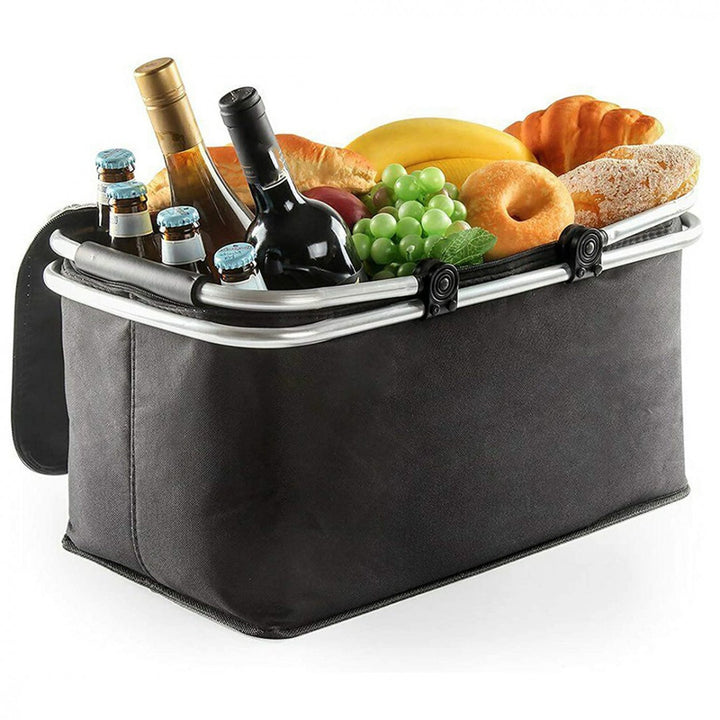 Opvouwbare Thermische Picknickmand - Zwart